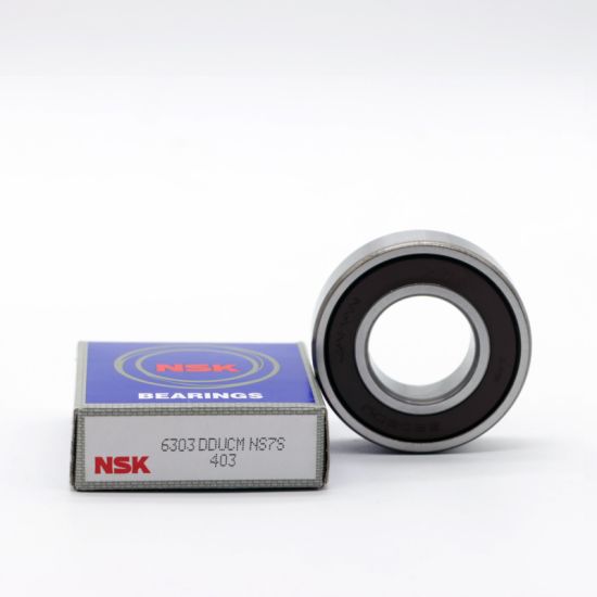 מיסב כדור חריץ עמוק NSK 6007 לחלקי חילוף לאופנועים / מנוע סולם אנכי